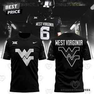 West Virginia Mountaineers Untouchable Black 3D T-Shirt