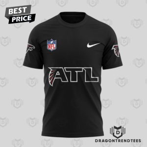 Atlanta Falcons Logo 2024 Design 3D T-Shirt