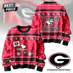 Snoopy x Georgia Bulldogs Football Sweater