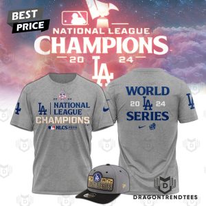 2024 Los Angeles Dodgers National League Champions World Series 3D T-Shirt