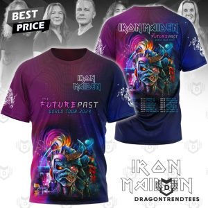 Iron Maiden The Future Past World Tour 2024 3D T-Shirt