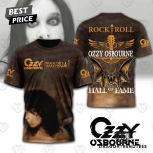 Rock & Roll Ozzy Osbourne Hall Of Fame 3D T-Shirt