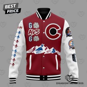 Colorado Avalanche Territory Hey Hey Hey Baseball Jacket