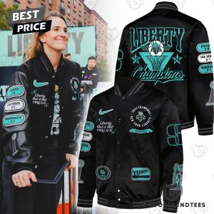 New York Liberty Champions 2024 – Liberty Has A Nice Ring To It Baseball Jacket