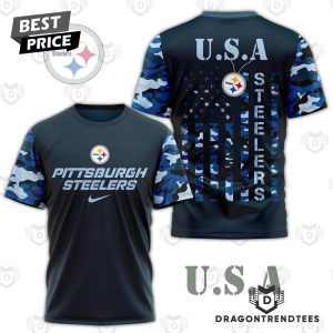 Pittsburgh Steelers – USA Steelers 3D T-Shirt