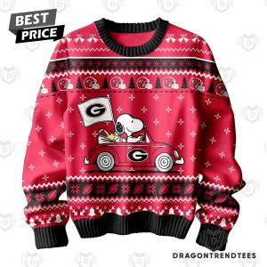 Snoopy x Georgia Bulldogs Football Sweater