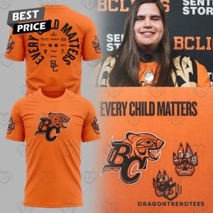 BC Lions – Every Child Matters 3D T-Shirt