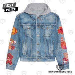 Grinch x Kansas City Chiefs Hooded Denim Jacket