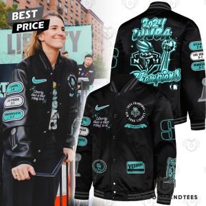 New York Liberty Wnba Champions 2024 Baseball Jacket