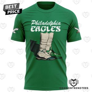 2024 Philadelphia Eagles Football Logo 3D T-Shirt – Green