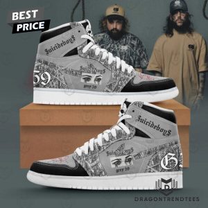 Suicideboys Grey 59 Air Jordan 1 High Top – Grey