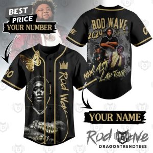 Personalized Rod Wave Last Lap Signature Baseball Jersey