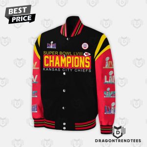 Kansas City Chiefs Super Bowl LVIII Champions Baseball Jacket