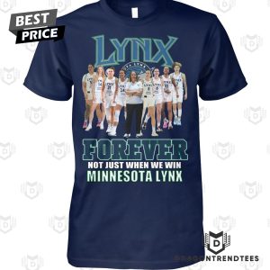 2024 Commissioner Cup Champions Minnesota Lynx 3D T-Shirt – Blue