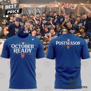 New York Mets 2024 Postseason Locker Room 3D T-Shirt