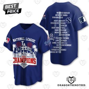 Los Angeles Dodgers 2024 National League Champions Baseball Jersey