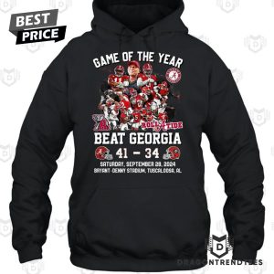 Game Of The Years Alabama Crimson Tide Beat Georgia 41-34 Unisex T-Shirt