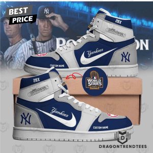 Personalized World Series Champions 2024 New York Yankees Air Jordan 1 High Top