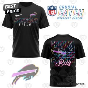 Buffalo Bills – Crucial Catch Intercept Cancer 3D T-Shirt