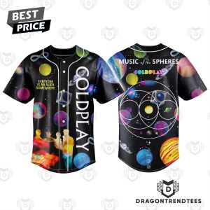 Coldplay Everyone Is An Alien Somewhere Baseball Jersey