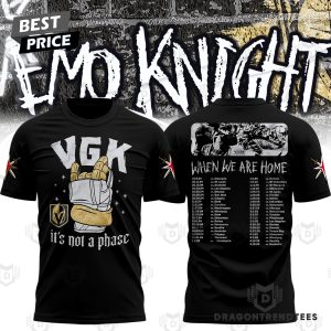 Vegas Golden Knights When We Are Home 3D T-Shirt