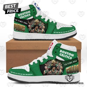 Boston Celtics 18-Time National Basketball Association Finals Champions Air Jordan 1 High Top