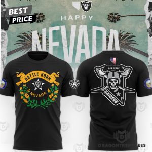 Las Vegas Raiders x Happy Nevada Day 2024 3D T-Shirt