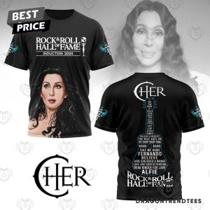 Cher Rock & Roll Hall Of Fame Induction 2024 3D T-Shirt