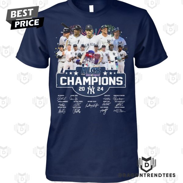 ALCS Champions 2024 New York Yankees Signature Unisex T-Shirt