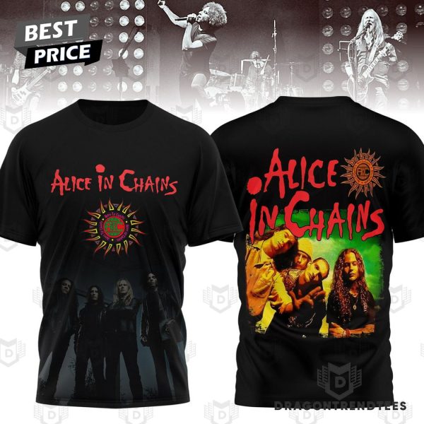 Alice In Chains Logo 3D T-Shirt