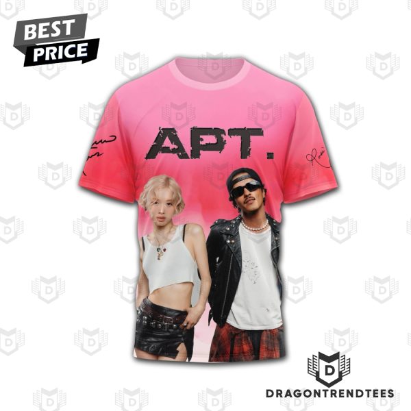 APT Rose x Bruno Mars Signature 3D T-Shirt