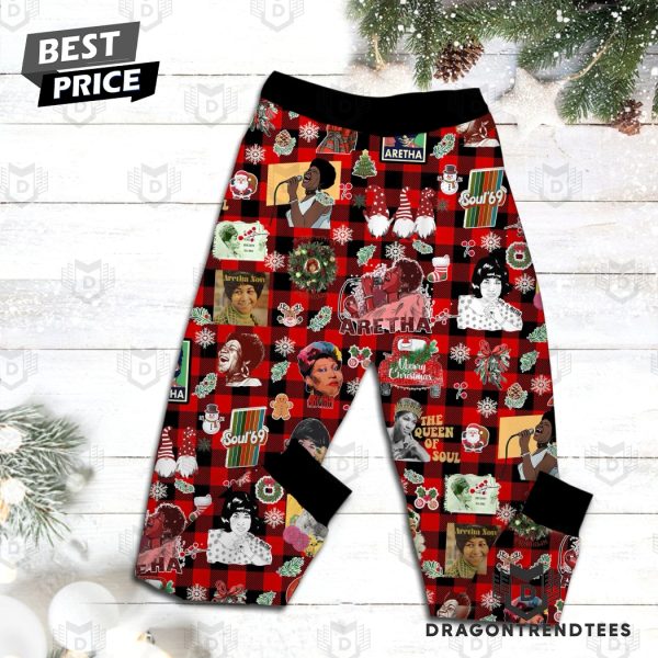 Aretha Franklin Merry Christmas To All Of You Signature Pajamas Set