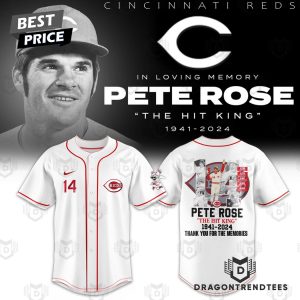 In Memorty Pete Rose Charlie Hustle 1941-2024 Thank You For The Memories Unisex T-Shirt