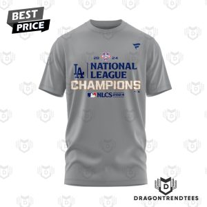 Los Angeles Dodgers 2024 National League Champions 3D T-Shirt