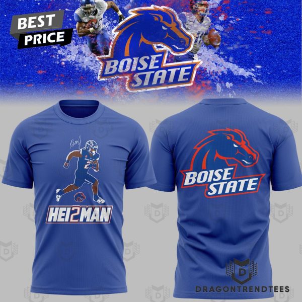 Boise State Broncos Football Hei 2 Man 3D T-Shirt