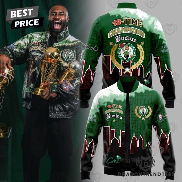 Boston Celtics 18 Time Champions 2024 National Basketball Association Baseball Jacket