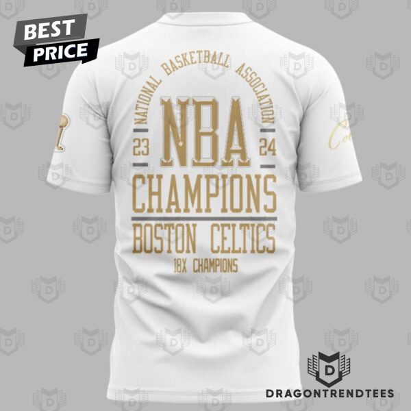 Boston Celtics 18X Champions 2024 National Basketball Association 3D T-Shirt