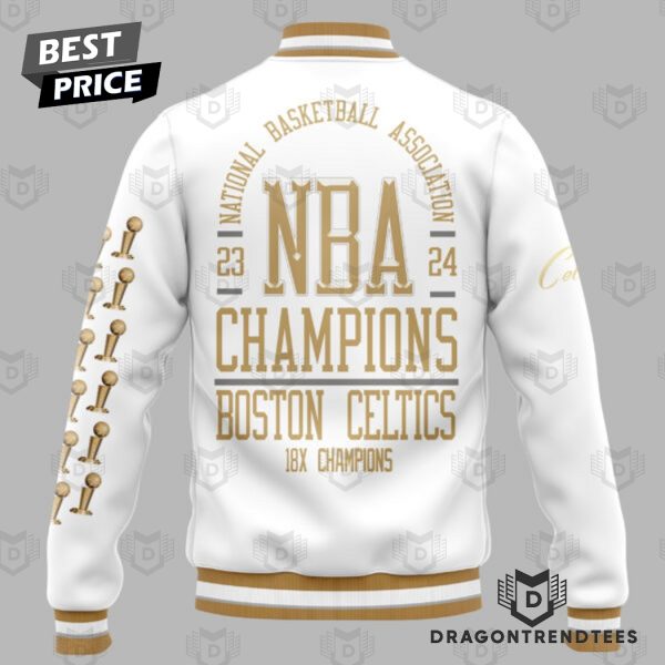 Boston Celtics 18X Champions 2024 National Basketball Association Baseball Jacket