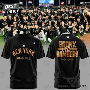 New York Yankees NLCS POUND Bonx Bomber 3D T-Shirt – Black