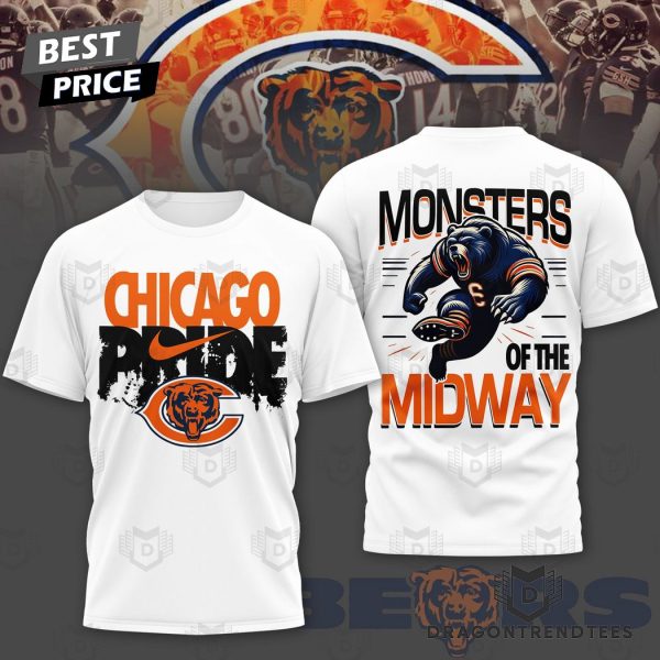 Chicago Pride – Chicago Bear Monsters Of The Midway 3D T-Shirt