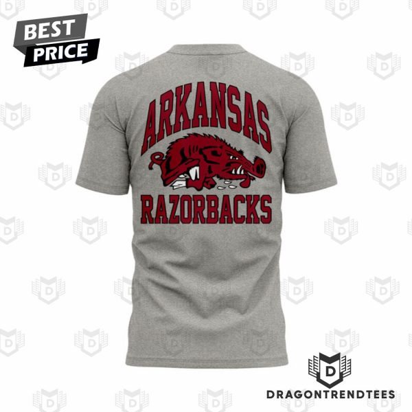 Coach John Calipari Arkansas Razorbacks Basketball 3D T-Shirt – Grey