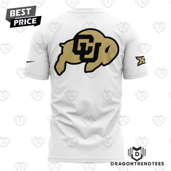 Colorado Buffaloes Football 2024 Logo 3D T-Shirt – White