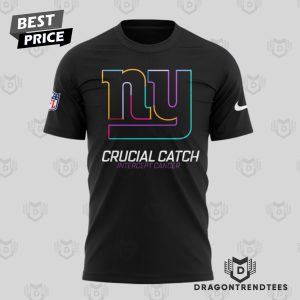 New York Giants 100th Season Prime Time – Crucial Catch 3D T-Shirt