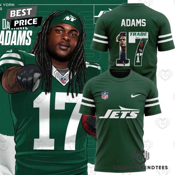 Davante Adams New York Jets 3D T-Shirt