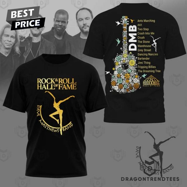 Dave Matthews Band Rock & Roll Hall Of Fame 3D T-Shirt