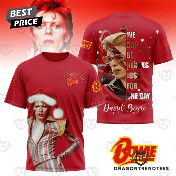 David Bowie We Can Be Heroes Just For One Day 3D T-Shirt