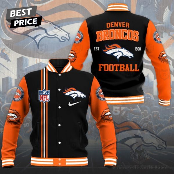 Denver Broncos Football Est 1960 Baseball Jacket