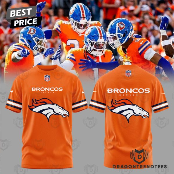 Denver Broncos Version 2024 3D T-Shirt – Orange