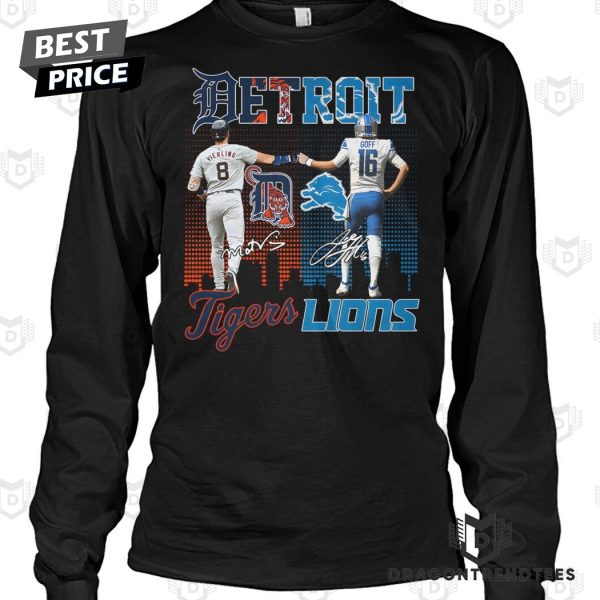 Detroit Lions x Detroit Tigers Signature Unisex T-Shirt