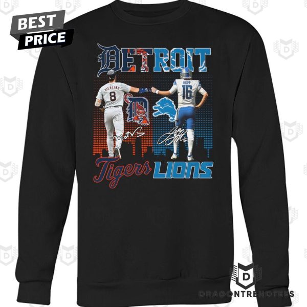 Detroit Lions x Detroit Tigers Signature Unisex T-Shirt